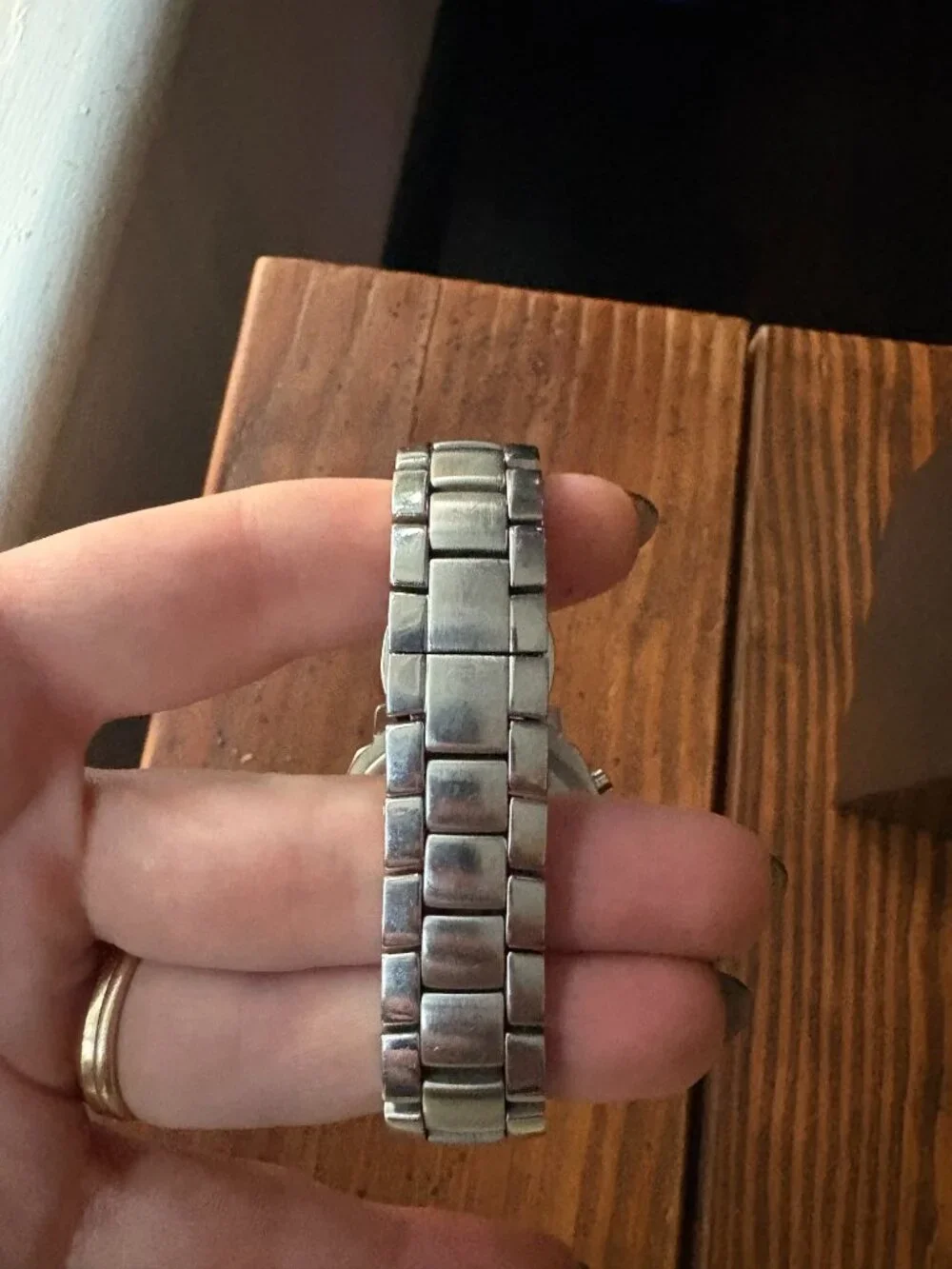 Michael Kors MK5092 Silver Mother of Pearl Crystal Chronograph Watch